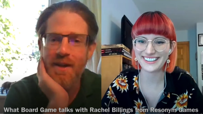 Resonym | What Board Game interviews Rachel about ...