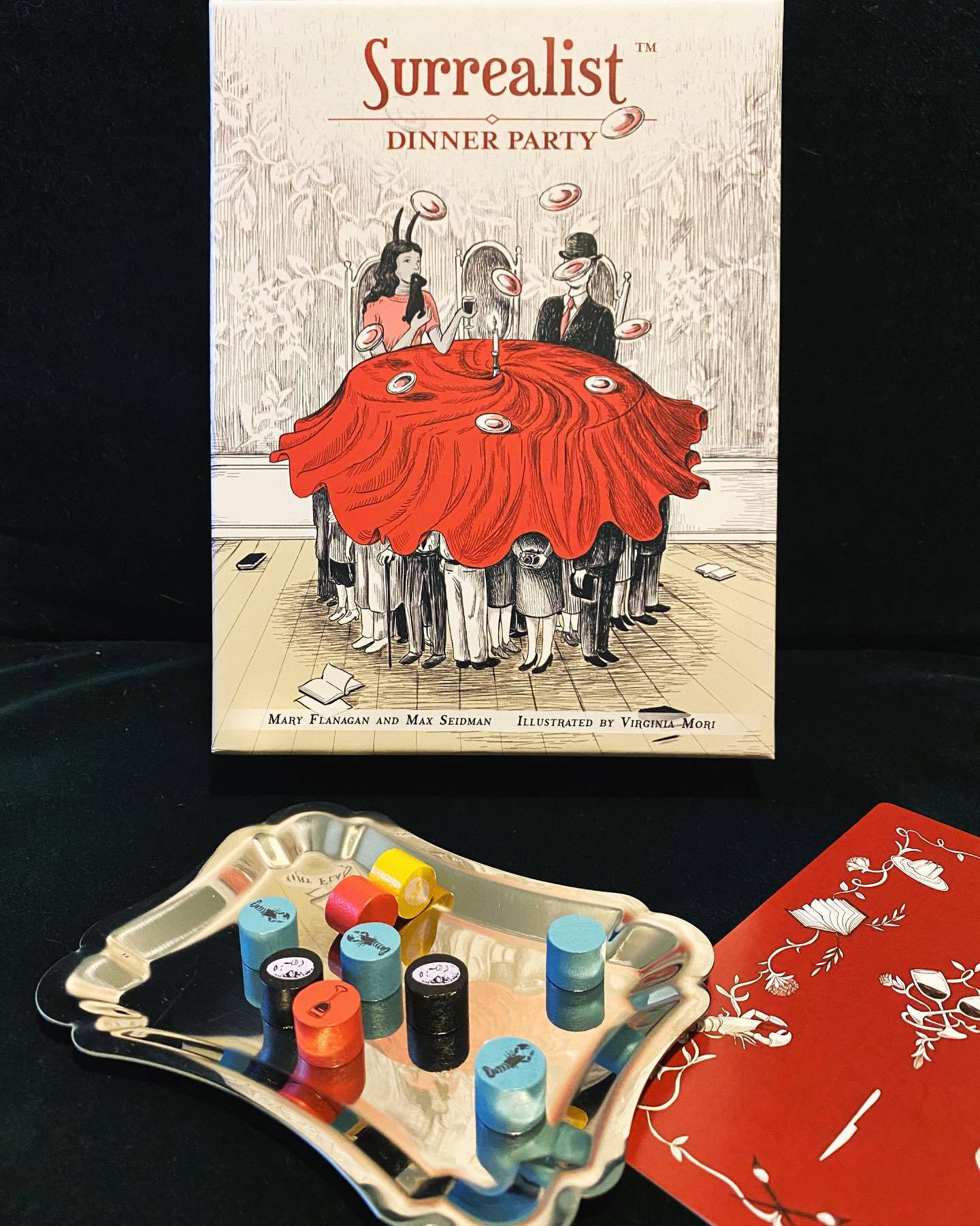 Surrealist Dinner Party was nominated for for this year’s @indiecade Tabletop Game Award! We’re so excited to be a part of this festival 🥳

#boardgames #boardgamesofinstagram #bgg #tabletopgames #indieboardgames #familygamenight #surrealism #surrealart #resonym #cardgames #indiecade #gameawards